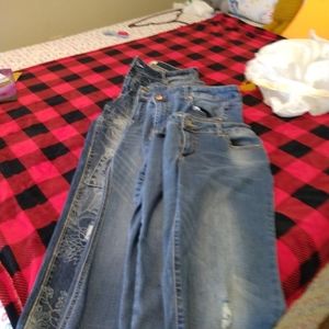 Set of Four Women Blue Jeans